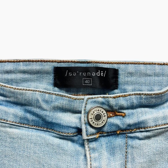 SERENEDE Jeans Pants Sacred Plasma‎ Spray Paint Distressed Mens Size 40 - Picture 5 of 11